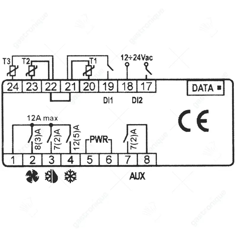 Elektronische regelaar type AR2-5C24W-BG - afbeelding 2