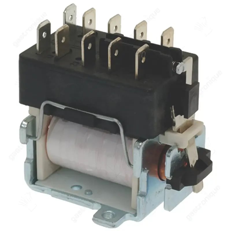 Relais 230V Hauptkontakt 3NO/1NC Hilfskontakt Knopf ø70mm (227-teilig) - Bild 1