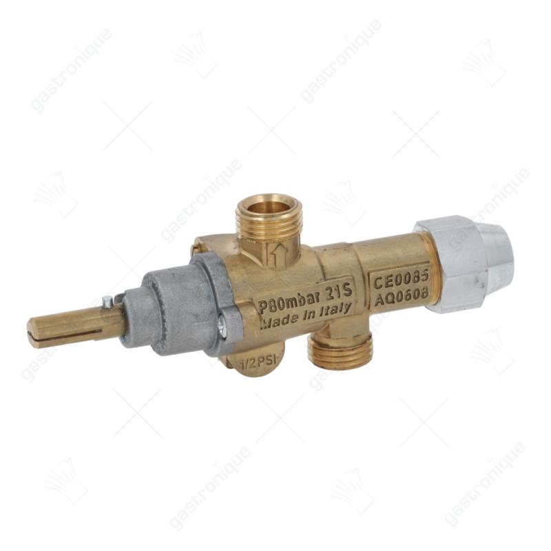 Gasventil Typ 21S Bypass-Düse ø 0,35mm Gasanschluss M16x1,5 (Rohr ø 10mm) - Bild 2