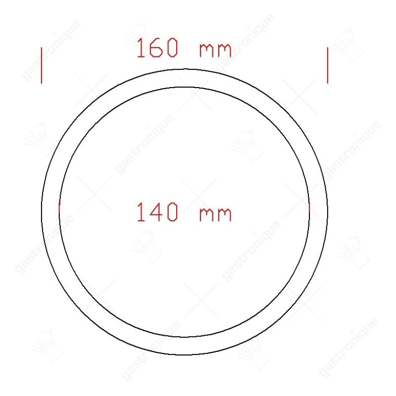 Dichtung 16 cm Silikon für Behälter geeignet für UGOLINI BRAS - Bild 4