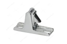 tegenstuk L 58mm B 20mm H 35mm bevestigingsafstand 42mm messing verchroomd