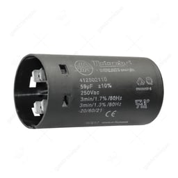 bedrijfscondensator capaciteit 59µF 250V bekercondensator 50/60Hz