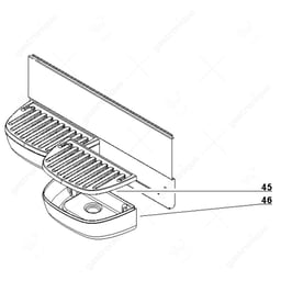 Rooster lekbak zwart Ugolini