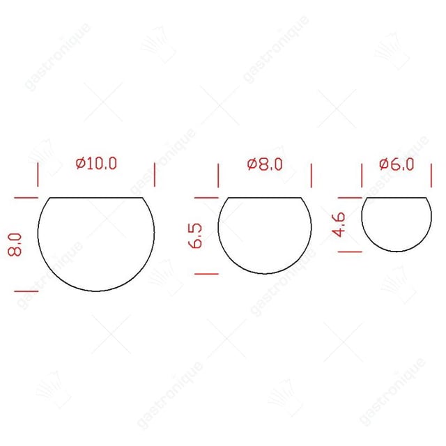 knop gaskraan met ontstekingsvlam ø 72mm as ø 8x6,5mm afvlakking boven rood - Thumbnail 4