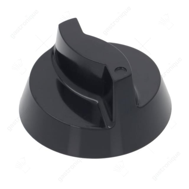 ZWARTE KNOP ø 76 mm - Thumbnail 1