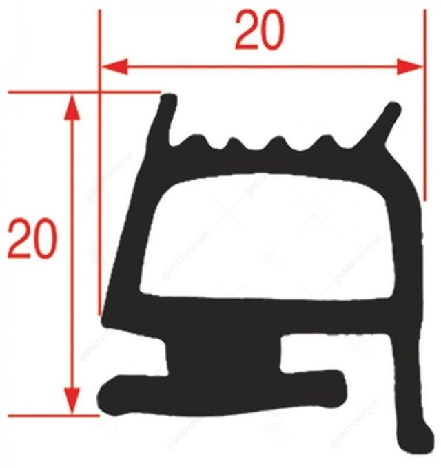 deurrubber 9796 - 10 m - Thumbnail 1
