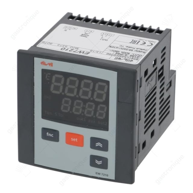 elektronische regelaar ELIWELL type EW7210 model E7211A0XHD700 inbouwmaat 66,5x66,5mm 95-240V - Thumbnail 1