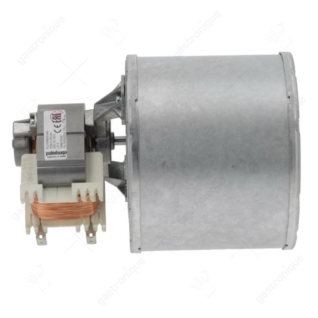 Dwarsstroomventilator motorpositie rechts rol ø 58mm wals L 84mm aansluiting F6,3 H 135mm ebm rl76/8600z - Thumbnail 2