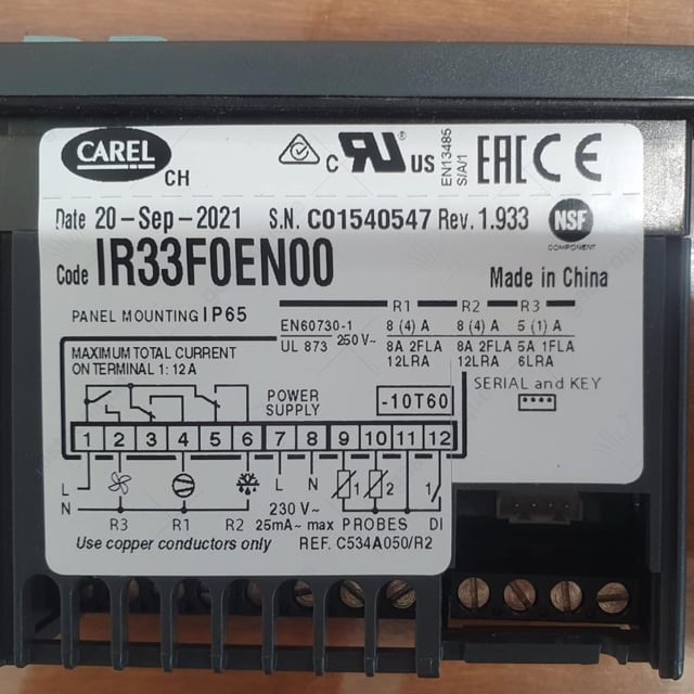 Elektronische regelaar carel IR33F0EN00 - Thumbnail 3