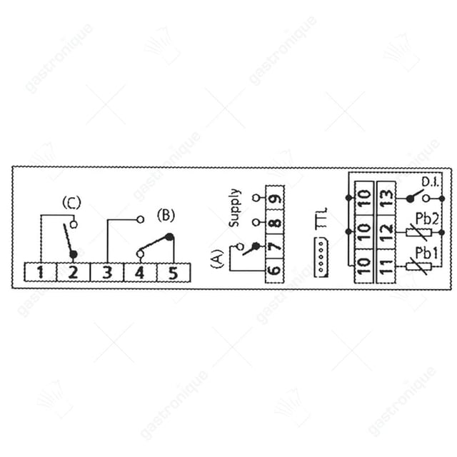 elektronische regelaar ELIWELL IWC730 230V - Thumbnail 3