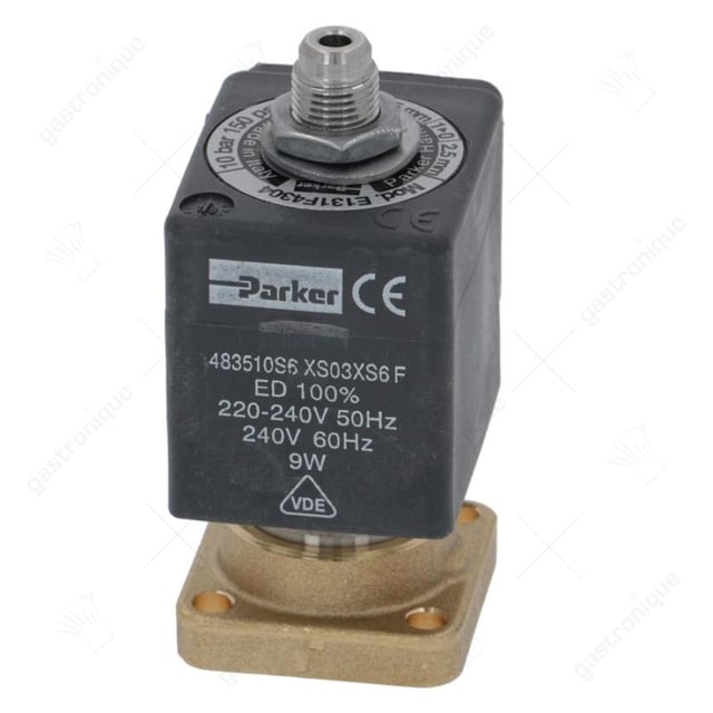 magneetventiel 3-weg 230VAC nominale breedte 1,5mm steekbus DIN -10 tot +140°C serie 131F - Thumbnail 2