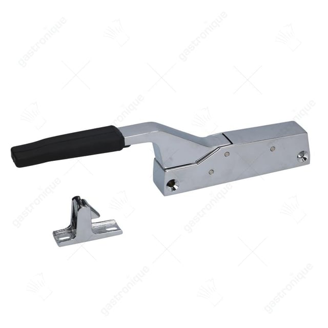 lh-rh catch without lock 791 cr hendelsluiting L 150mm bevestigingsafstand 133mm niet afsluitbaar warmte apparaat - Thumbnail 1