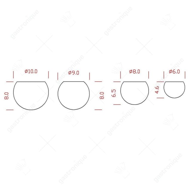 ZWARTE KNOP ø 76 mm - Thumbnail 4