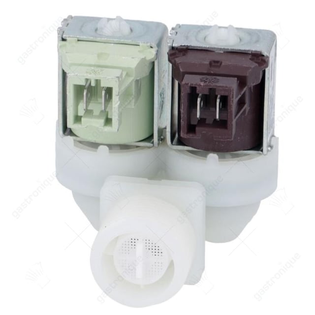 magneetventiel dubbel recht 230VAC ingang 3/4" uitgang 11,5mm DN10 - Thumbnail 1