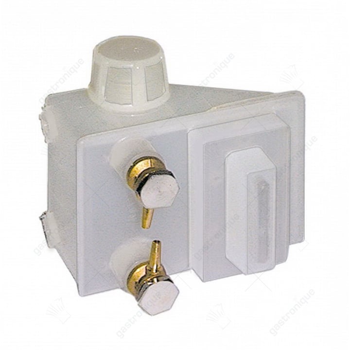 rinse aid container assembly