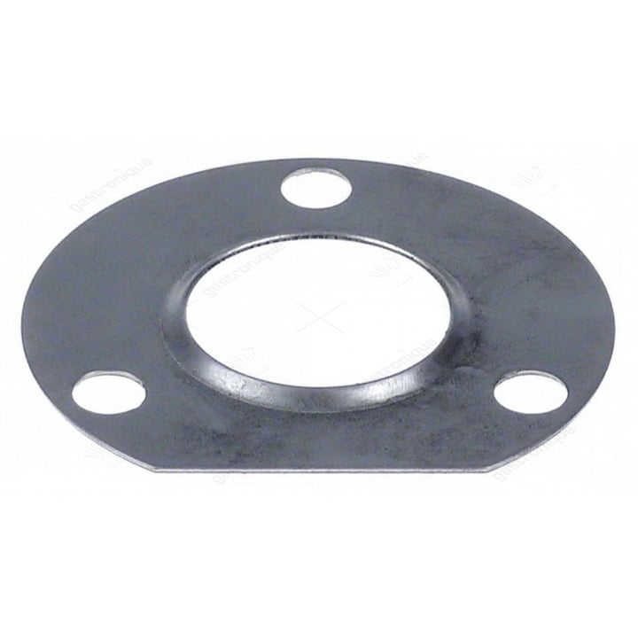 flens ø 74mm ID ø 33mm dikte 1mm gat ø 9mm 