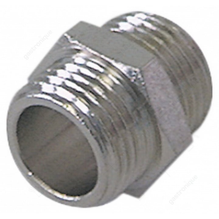 nickelbeschichteter Anschluss ø 1/4"m-1/4"m