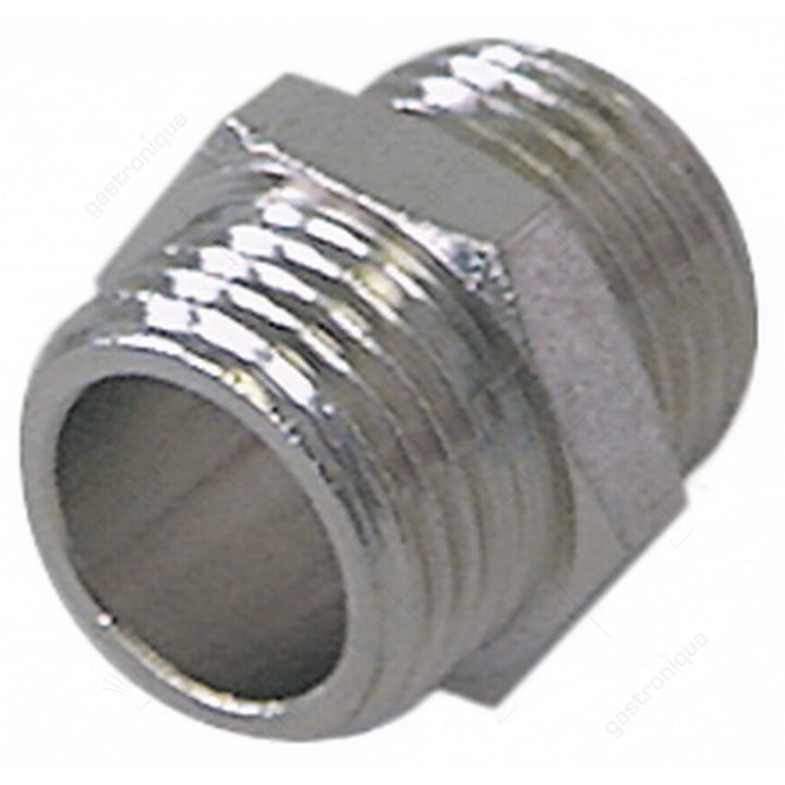 nichel-plated fitting ø 1/4"m-1/2"m