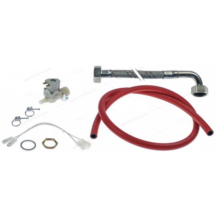 toevoerslang servicekit aansluitingen 3/4" L 2000mm RVS recht-haaks