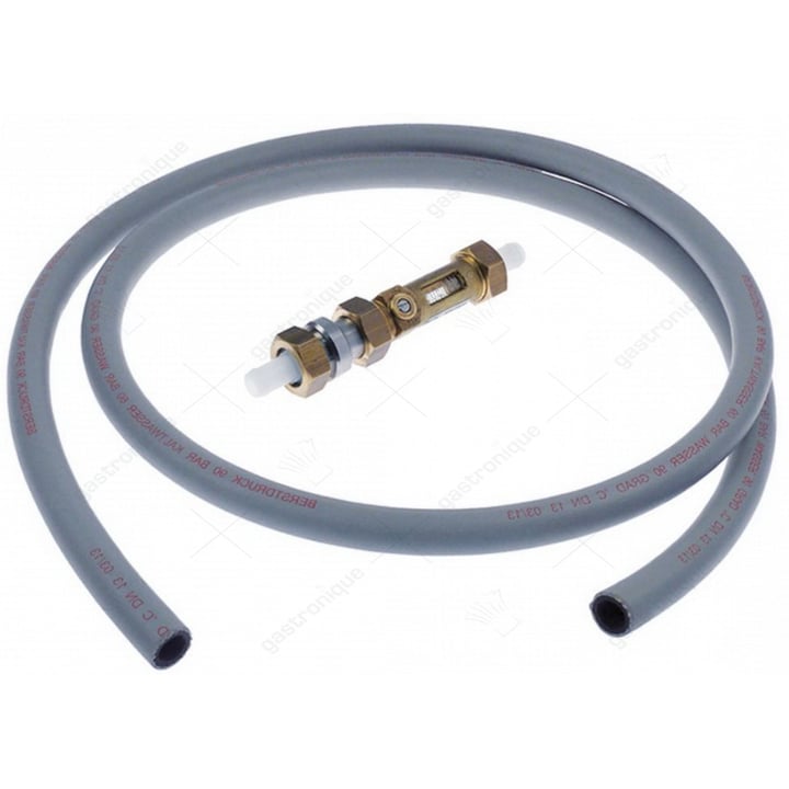 doorstroomregelaar set doorstroomsnelheid 1-3,5l/min koper slang ø 14mm