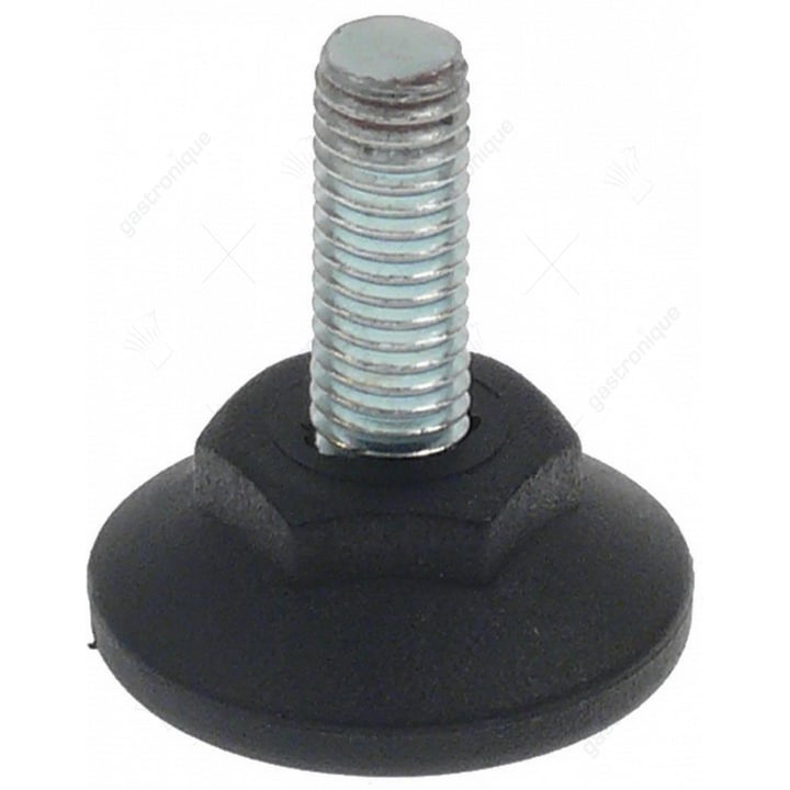 apparaatvoet draad M8x1,25 draad L 21mm ø 30mm H 33mm SB 17