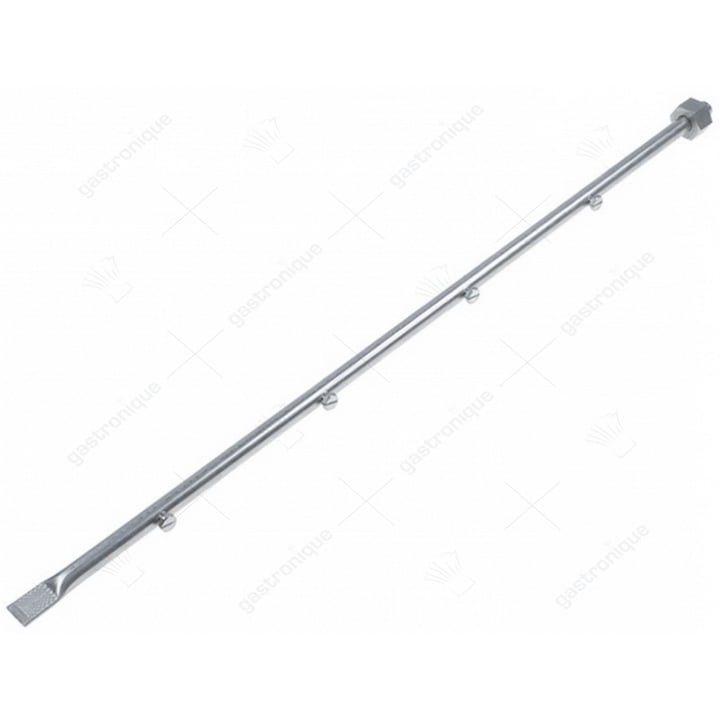 naspoelarm inbouwpositie boven/onder L 590mm sproeiers 4 compleet met sproeier draad 1/2"