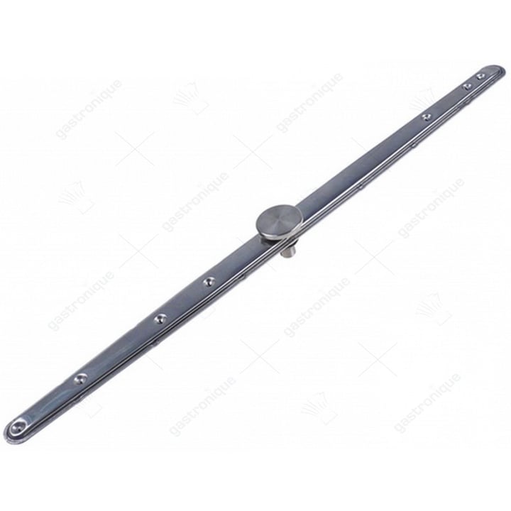 naspoelarm inbouwpositie boven/onder L 495mm sproeiers 7 inbouw ø 14mm met 2 naspoelstiften