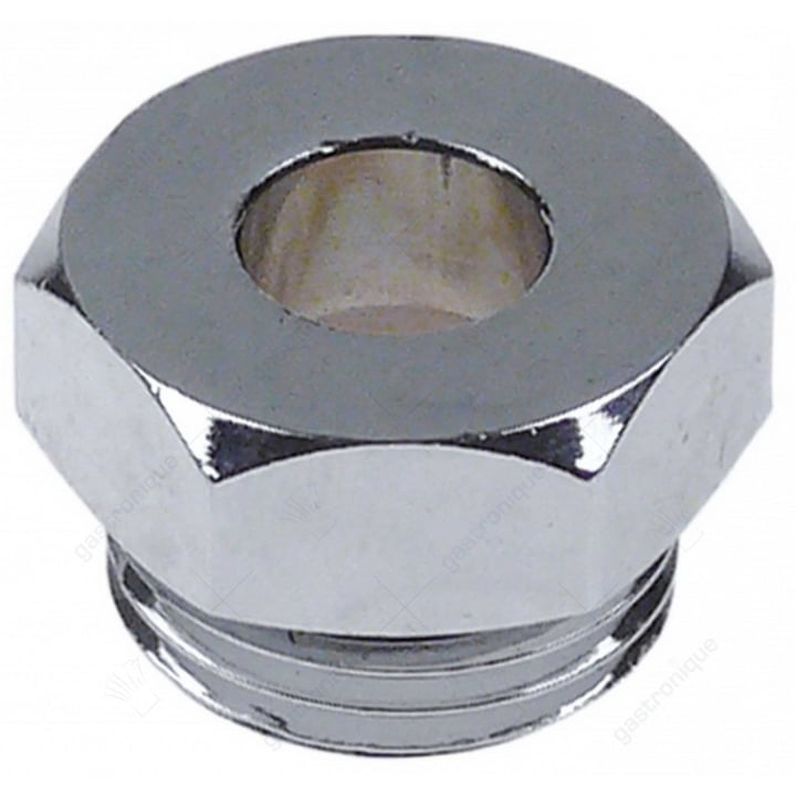 stuffing gland chrome-plated fitting
