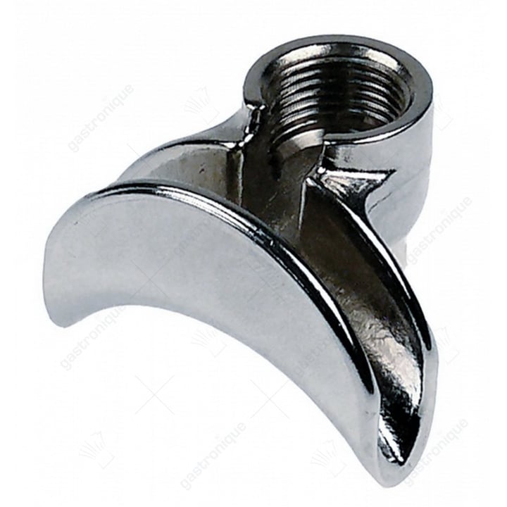 Zeefhouderuitloop 2 koppen draad 3/8" haaks 2-wegs uitloopafstand 48mm