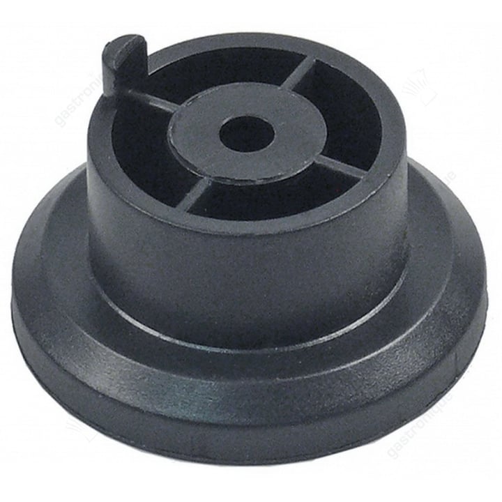 apparaatvoet ø 45mm H 22mm kunststof boring ø 5,3mm vpe 1stuk