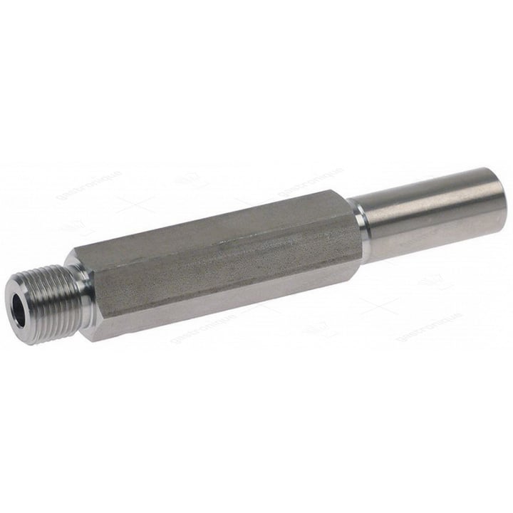 verlenging voor naspoeling as ø 16mm H 122mm draad L 12mm SB 19