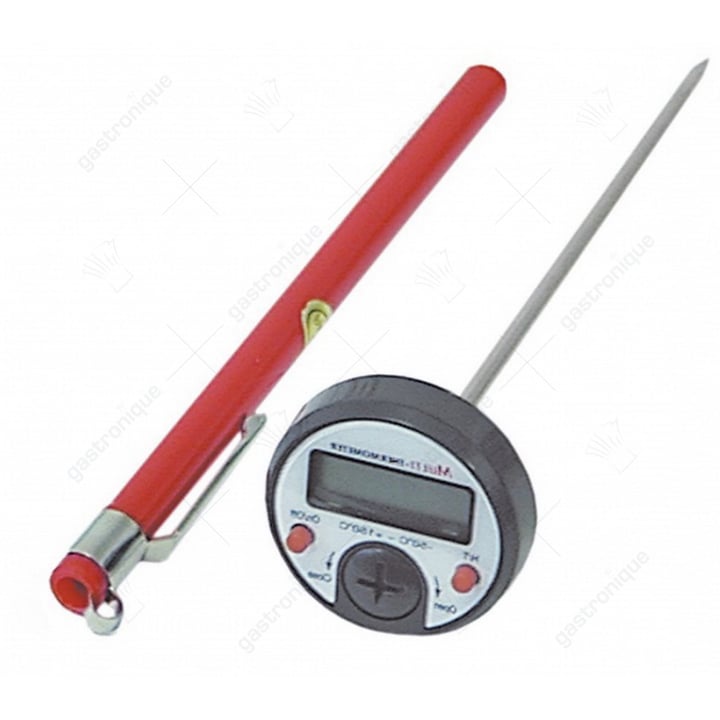 insteekthermometer L 139mm -50 tot +300°C beeldscherm digitaal ø 35mm NTC voeler L 120mm