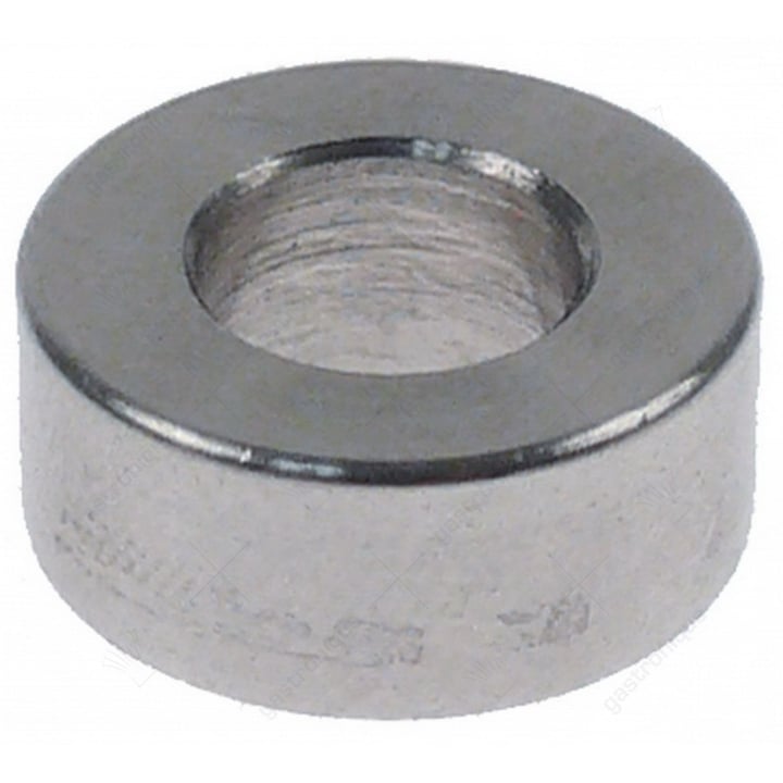 afstandbus RVS ø 12mm materiaaldikte 5mm gat ø 6mm 