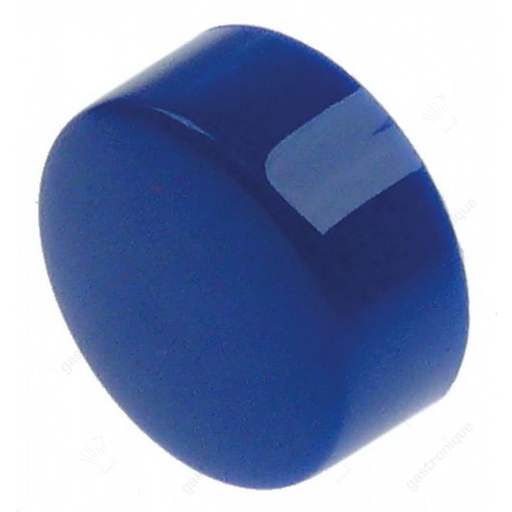 knop ø 23mm as 3,6mm blauw passend voor ADLER AD ø 21mm ID ø 19,2mm H 10mm