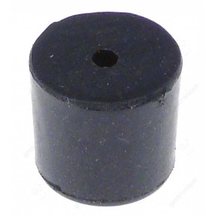 apparaatvoet ø 22mm H 20mm boring ø 4mm vpe 1stuk