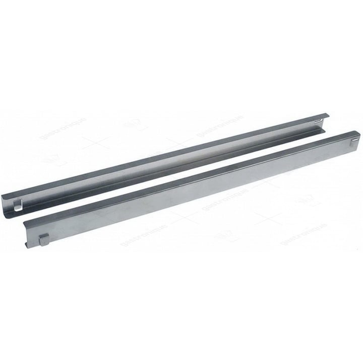 geleiderail per paar U-vorm L 563mm B 32mm binnenhoogte 12mm haakbreedte 11mm