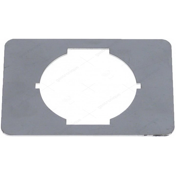 bevestigingsplaat voor draaischakelaar L 80mm B 60mm materiaaldikte 1mm