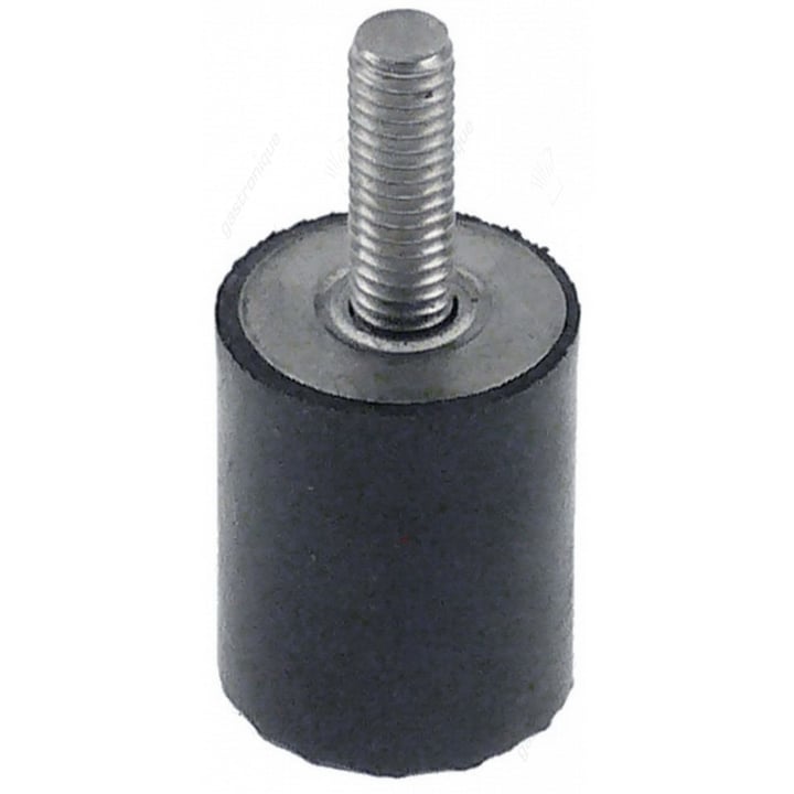plug of rubber ø 20x25 mm