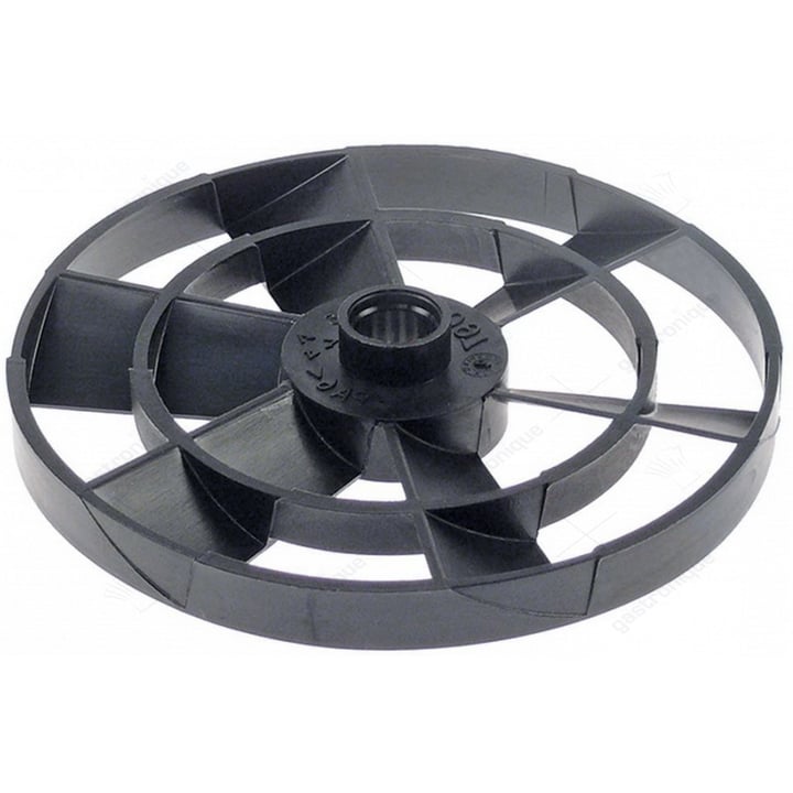 ventilatorschoep ø 110mm H 18mm asafname ø 12mm kunststof messen 6