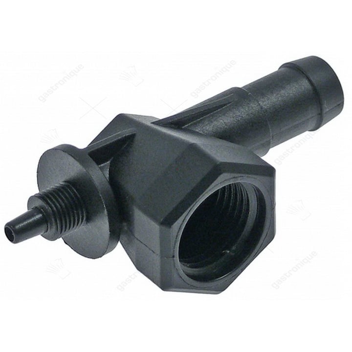 aansluitfitting voor boiler draad 1/2" L 75mm B 32mm slang ø mm