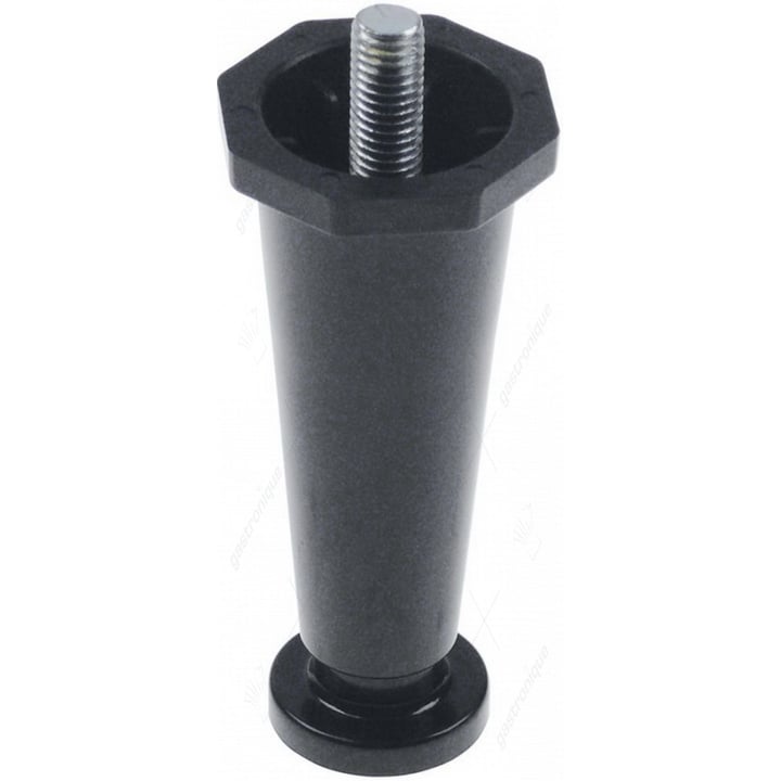 apparaatvoet draad M10 draad L 14mm H 102-140mm SB 44 vpe 1stuk D1 ø 24mm D2 ø 36mm