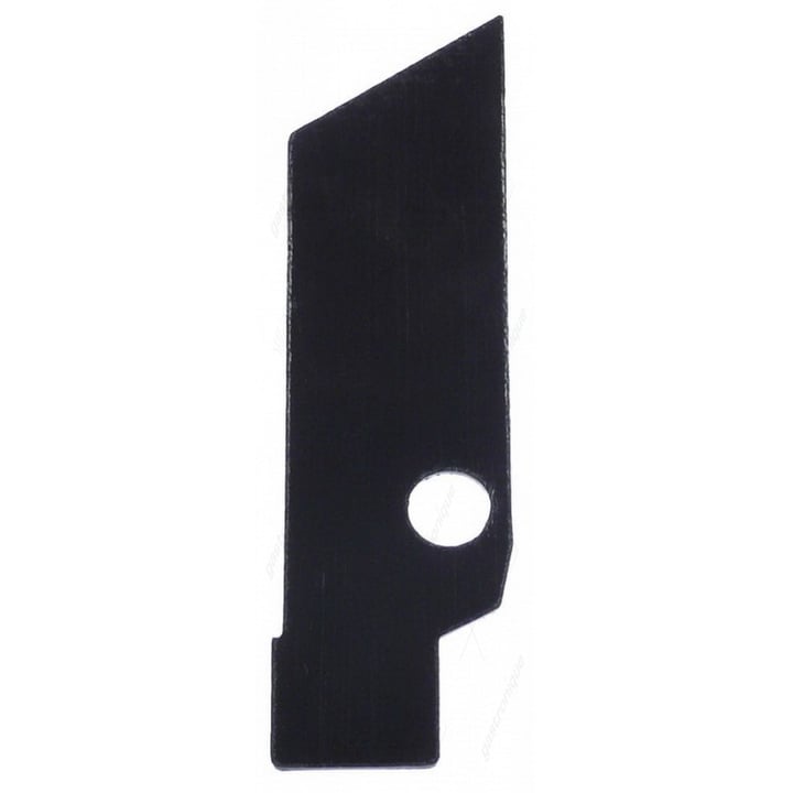 onderlegplaat kunststof L 113mm B 33mm dikte 1,5mm voor scharnier inbouwpositie links/rechts