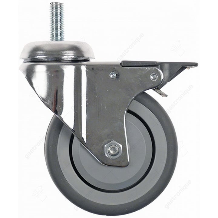 schwenkbare Rolle mit Stift und Halterung