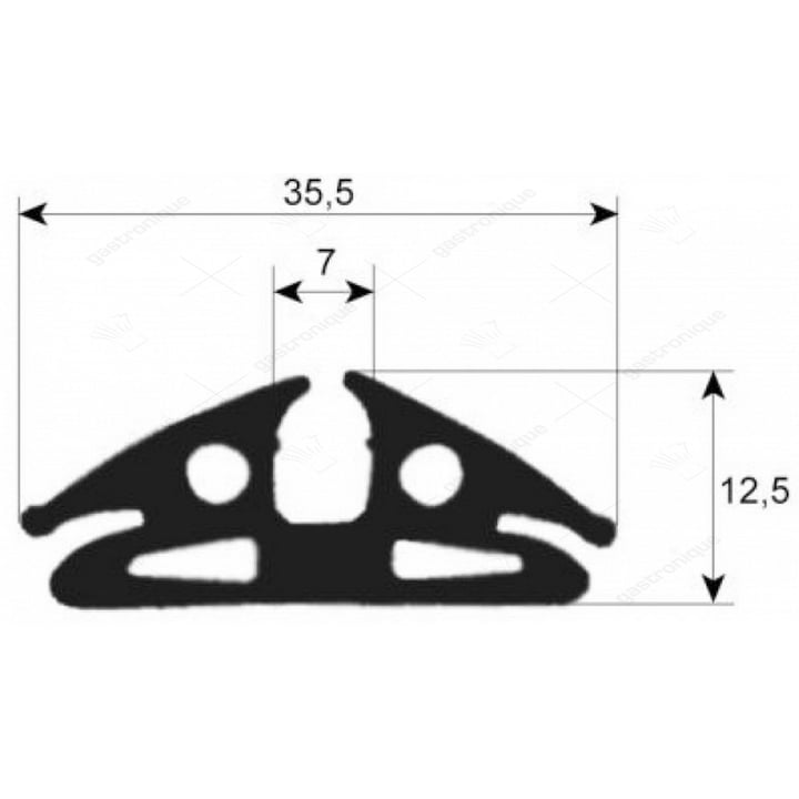 Dichtung für Ofenglas 1500 mm