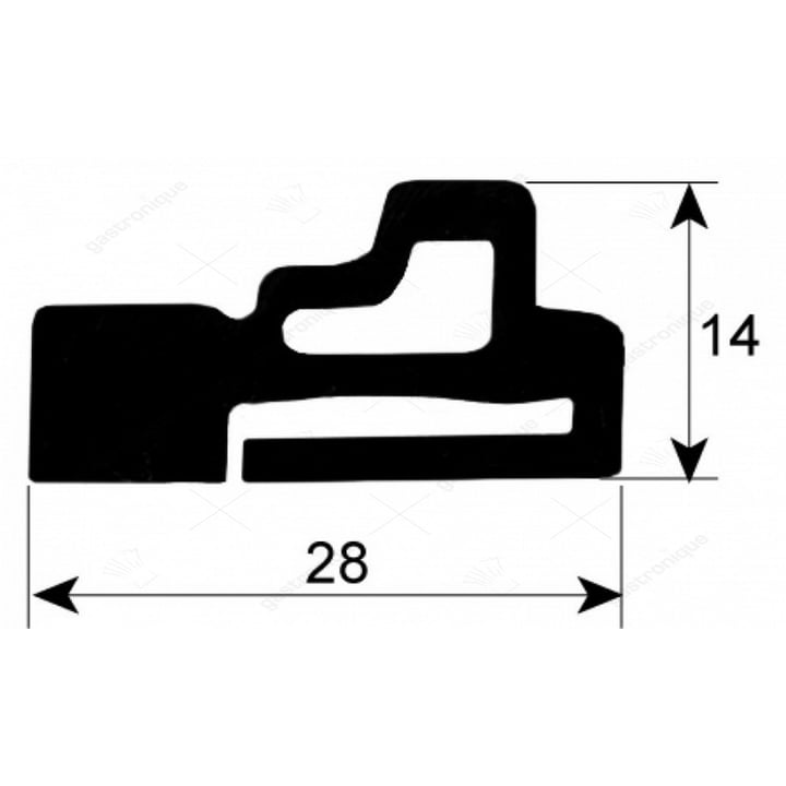 oven carriage gasket 700 mm