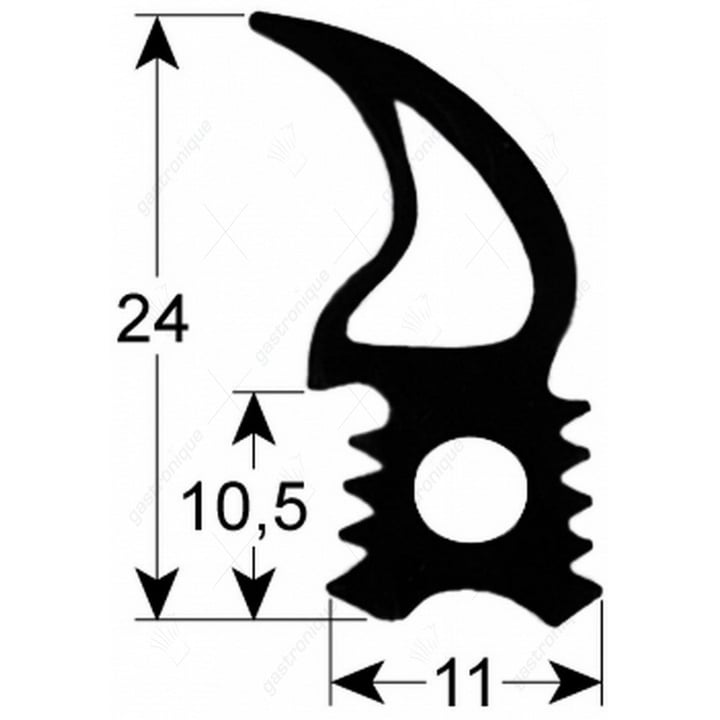 Türgummi für Ofen 775x465 mm