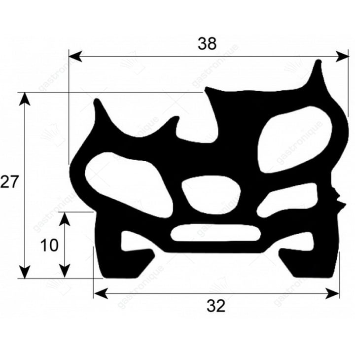 gasket for oven door retainer 700 mm