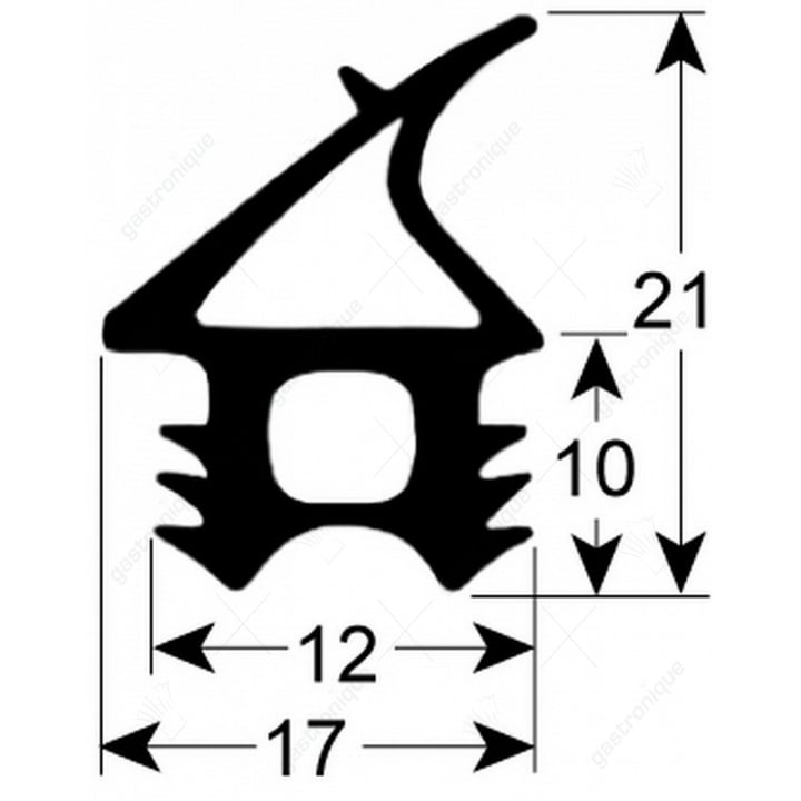 gasket for oven door 780x690 mm