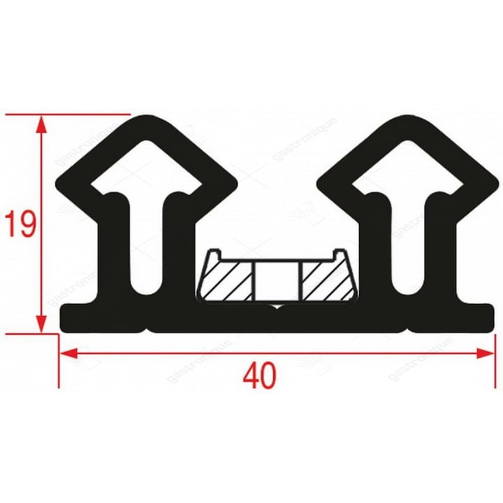 Dichtung für Kühlraum 67 2500 mm