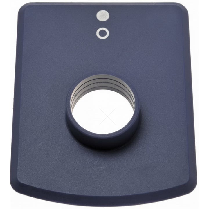 Symbolplatte blau bedruckter Griff